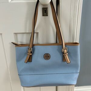 GB Blue Tote Bag